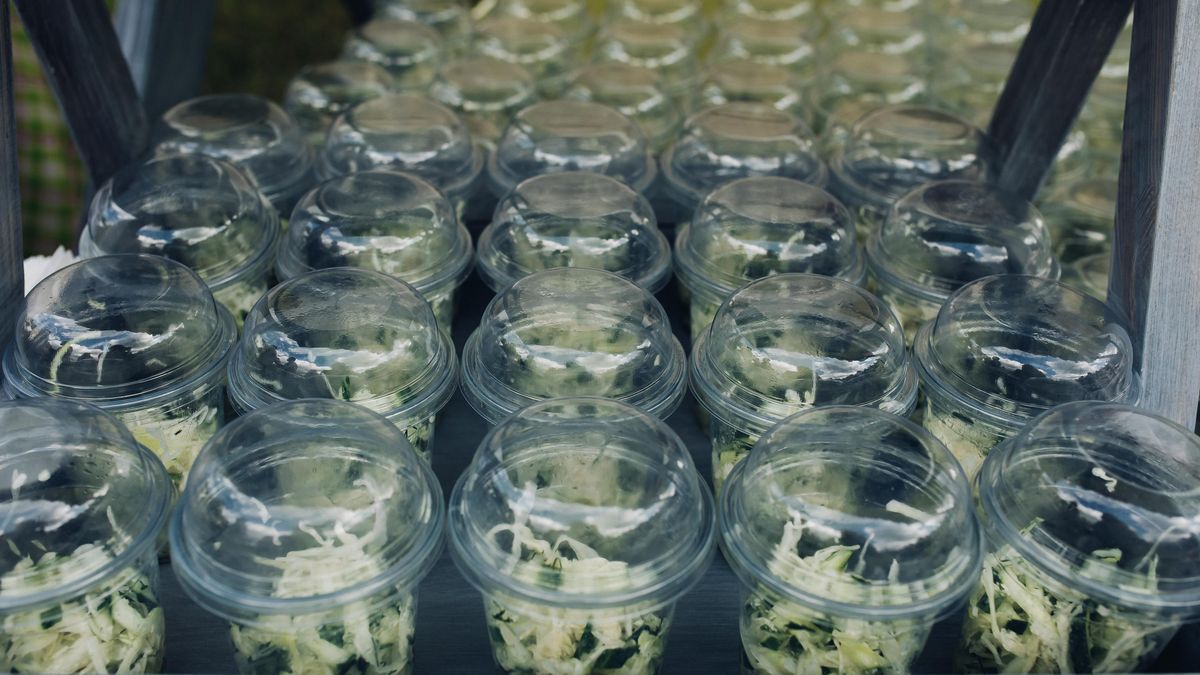 Vytvořte si malá pařeniště na klíčení semínek. Stačí kelímek od jogurtu a pytlík od rohlíků